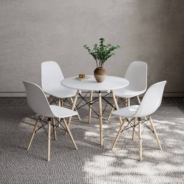 Eiffel Dining Chair White lifestyle