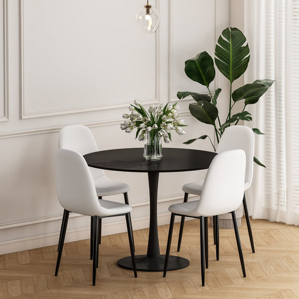 Sera PU Leather Chair White lifestyle