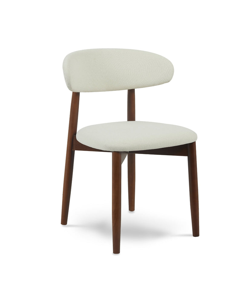 Aires Dining Chair almond-cream angle