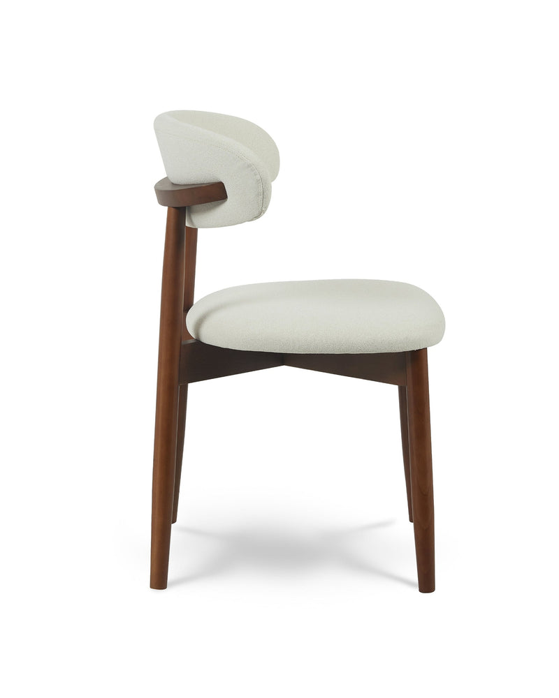 Aires Dining Chair almond-cream side