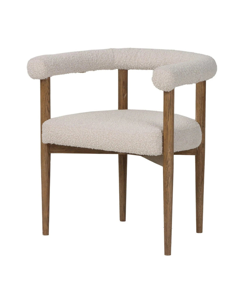 Amelie Dining Chair natural angle