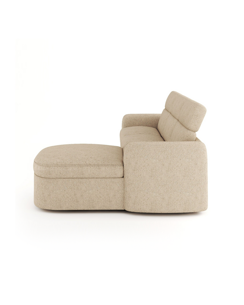 Araam Sectional right-facing, side view