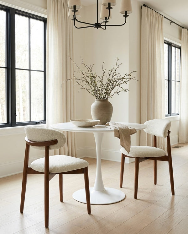 Blanco White Dining Table lifestyle