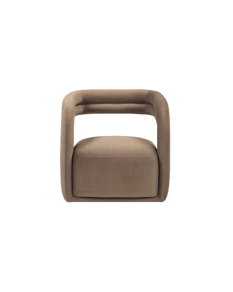 Fior Armchair Warm Espresso front