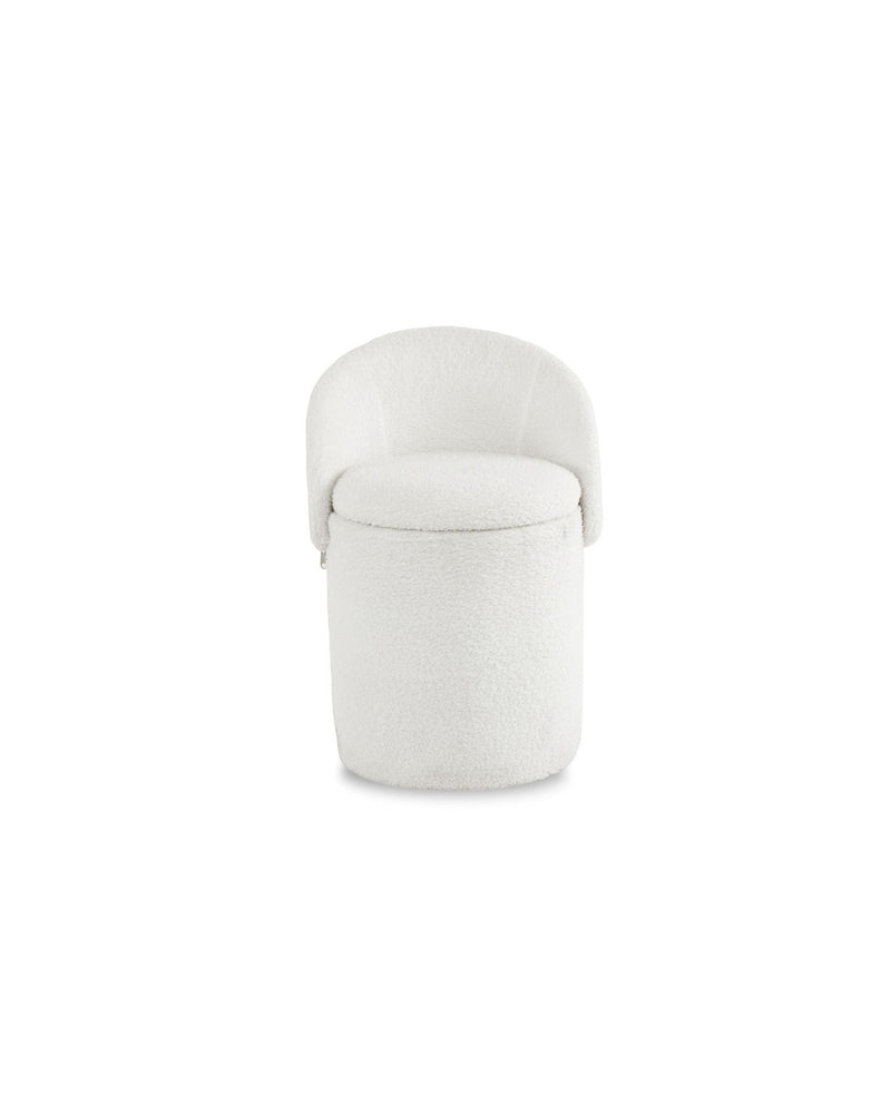 Cloud Ottoman whipped-vanilla front