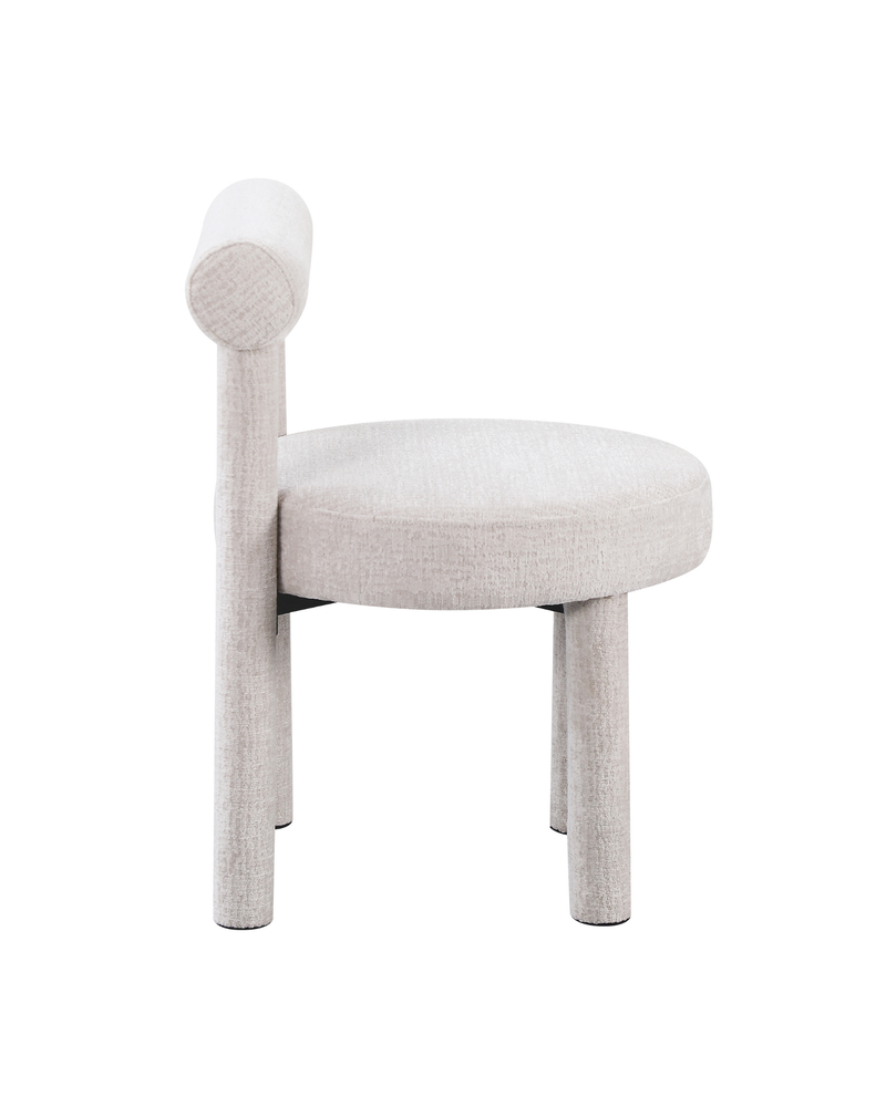 Cloudlet Dining chair warm-ecru angle