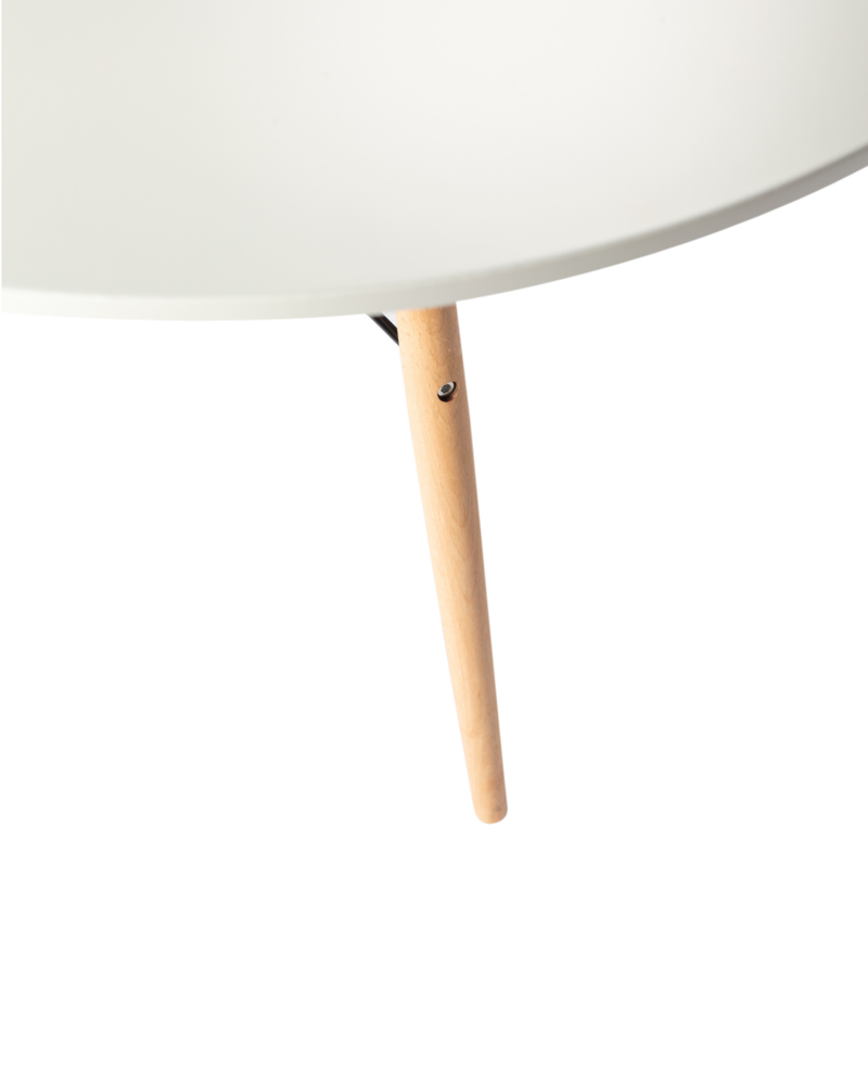 Eiffel White Dining Table natural