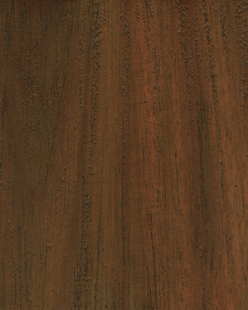 Homestead 1 Drawer Nightstand in Warm Pecan, close-up of the wood finish