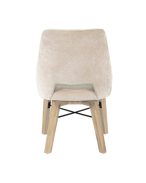 Homestead Chair in Sand / Light Driftwood, rear view