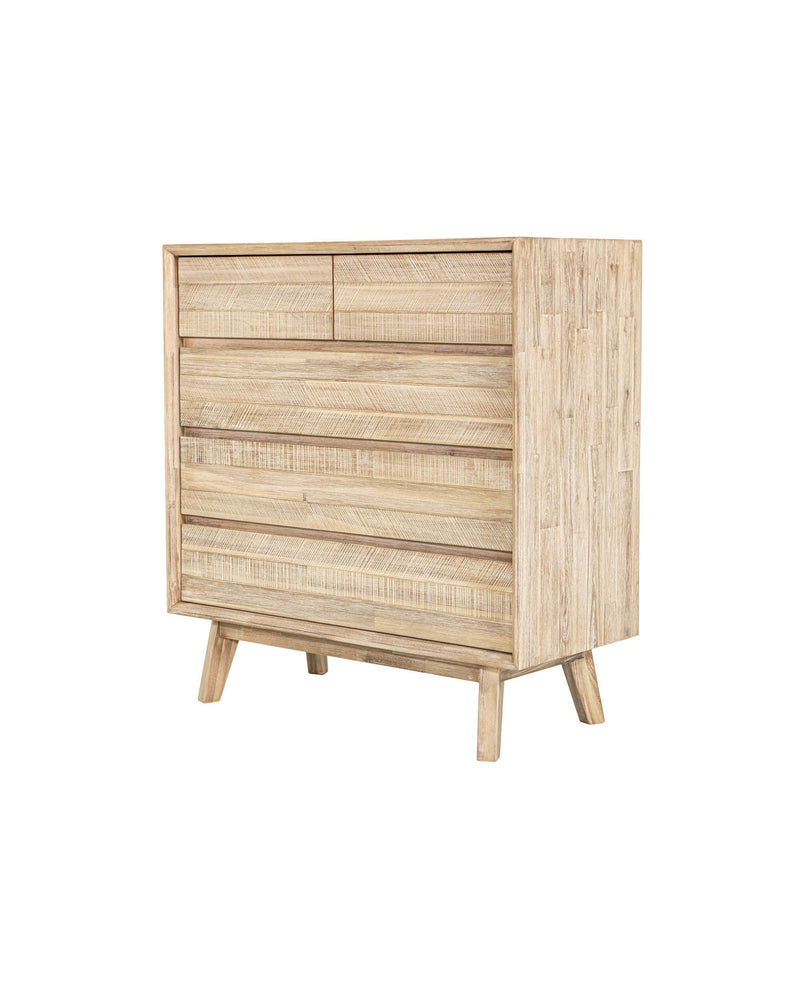 Homestead Chest in Light Driftwood, three-quarter view