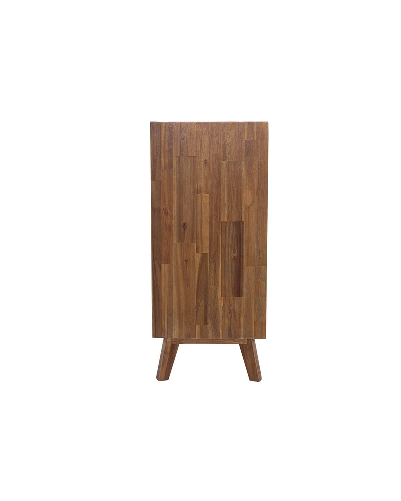 Homestead Chest in Warm Pecan, side view