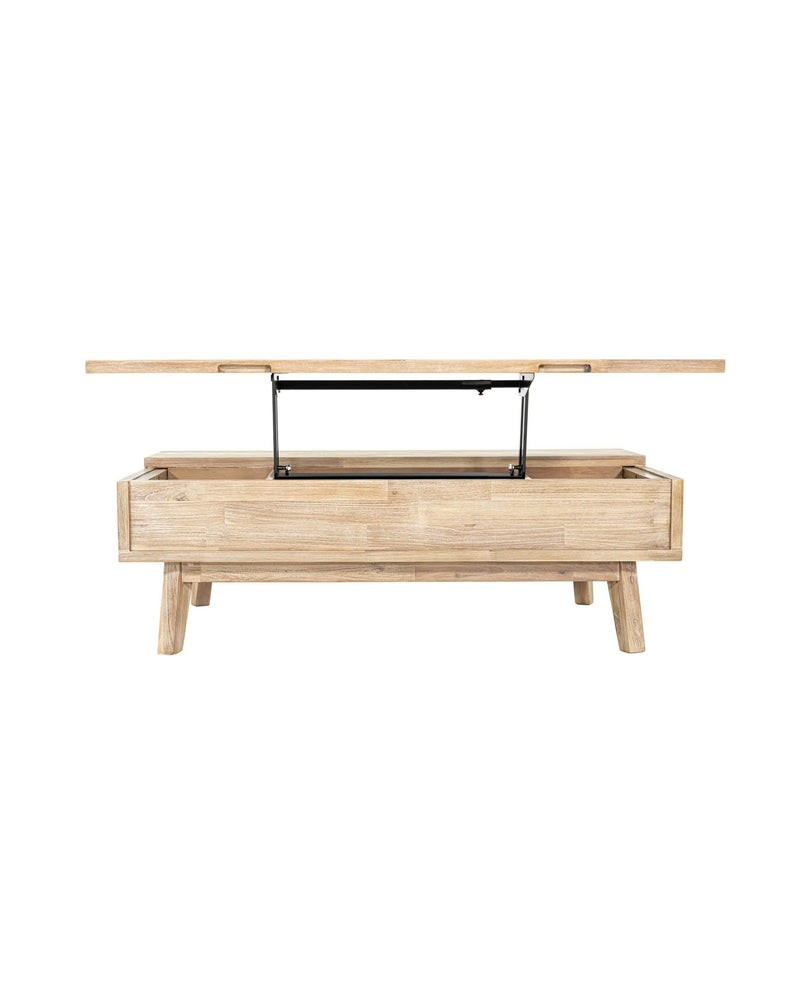 Homestead Coffee Table in Light Driftwood, close-up detail