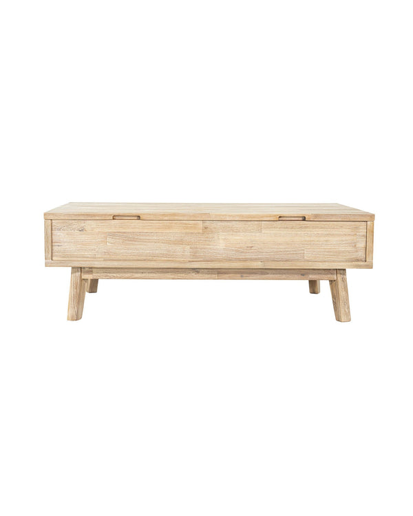 Homestead Coffee Table in Light Driftwood, front view