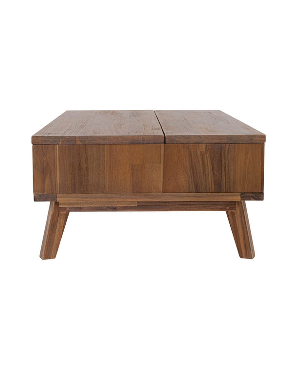 Homestead Coffee Table in Warm Pecan, three-quarter view
