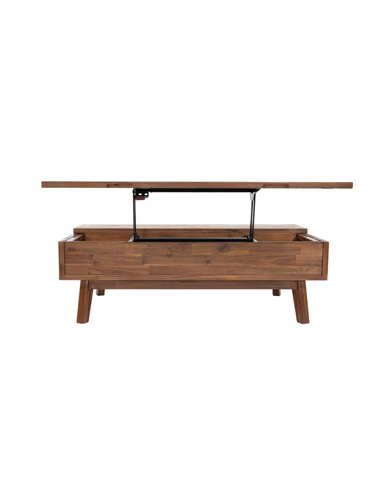 Homestead Coffee Table in Warm Pecan, close-up detail