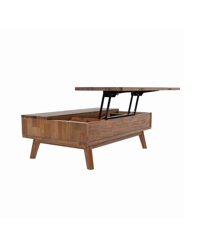 Homestead Coffee Table in Warm Pecan, close-up detail