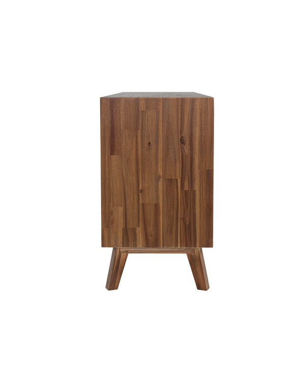 Homestead Dresser in Warm Pecan, side view