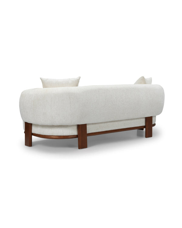 Hugo Sofa in Butter Oat, close-up detail