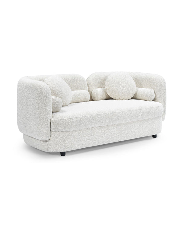 Juniper Loveseat beige angle