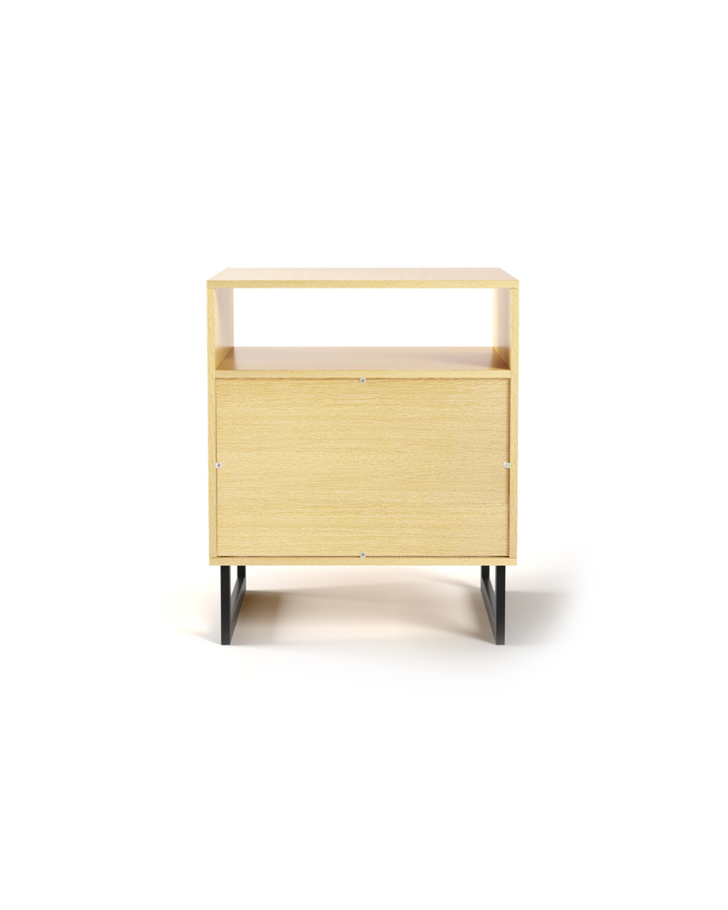 Lyra Nightstand natural back