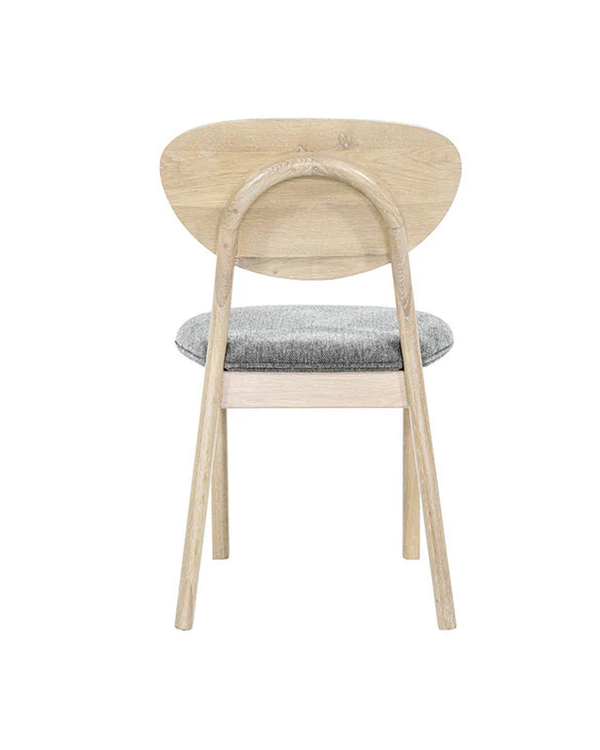 Close-up of the upholstered finish on the Maeve Dining Chair