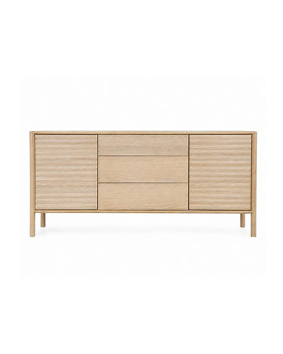 Aykah oak Maeve Sideboard, front view