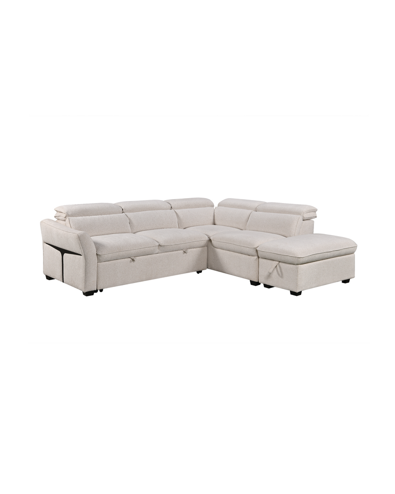 Aykah Ollie Sectional, right facing, front view