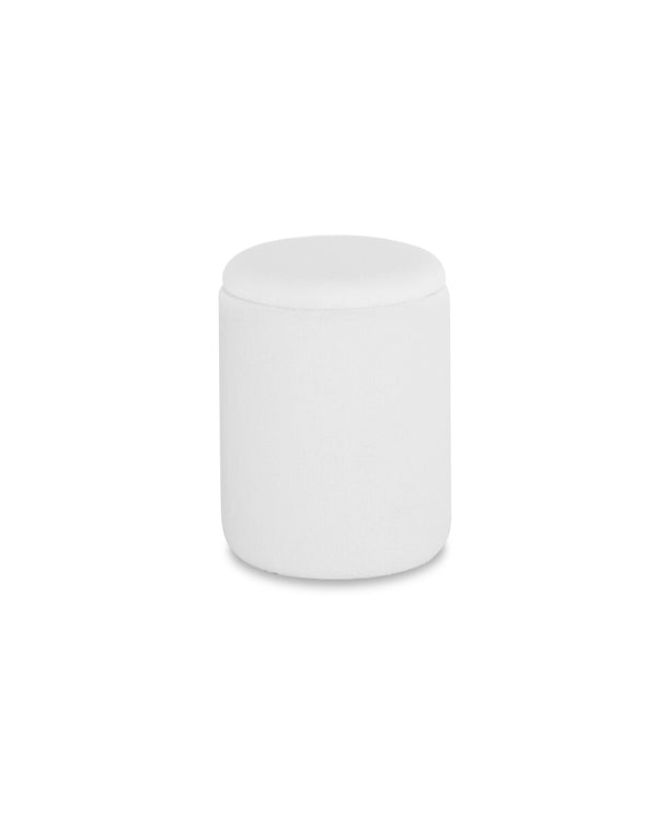 Pouf Ottoman whipped-vanilla front