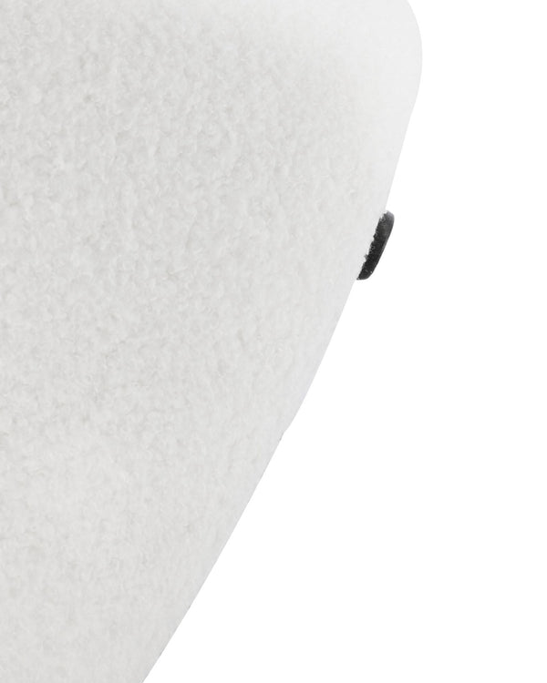 Pouf Ottoman whipped-vanilla side