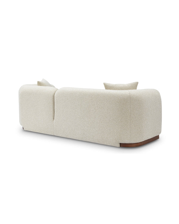 Aykah Selene Sofa in Cashew Biscuit, back view