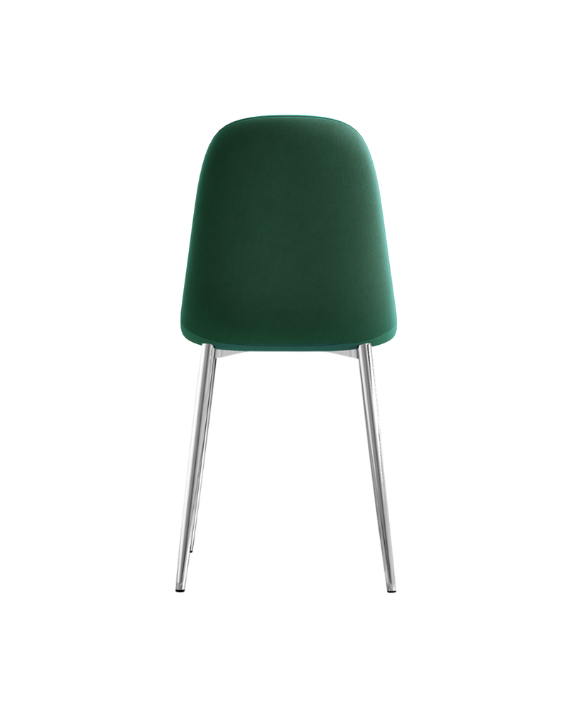 Sera Jade Velvet Chair w/ Chrome Legs jade