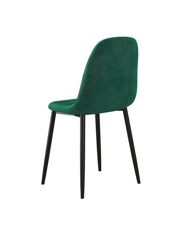 Sera Velvet Chair w/ Black Legs jade