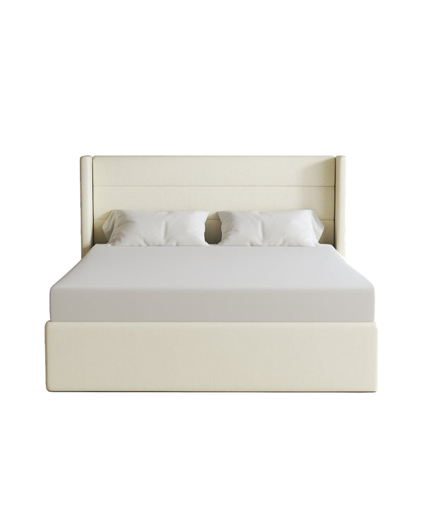 Zir Lift Up Storage Bed vanilla-bean front