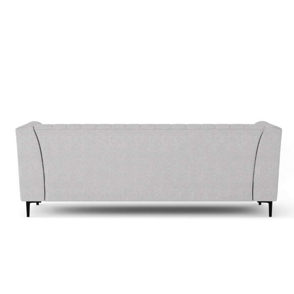 Enigma 3-Seater Sofa in Grey Linen