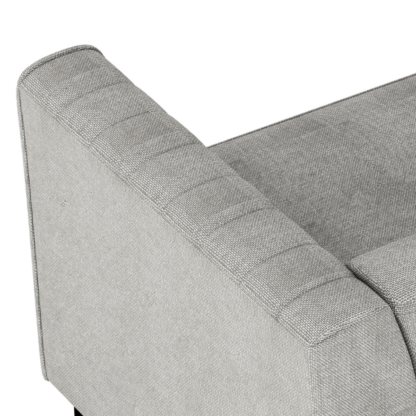 Enigma 3-Seater Sofa in Grey Linen