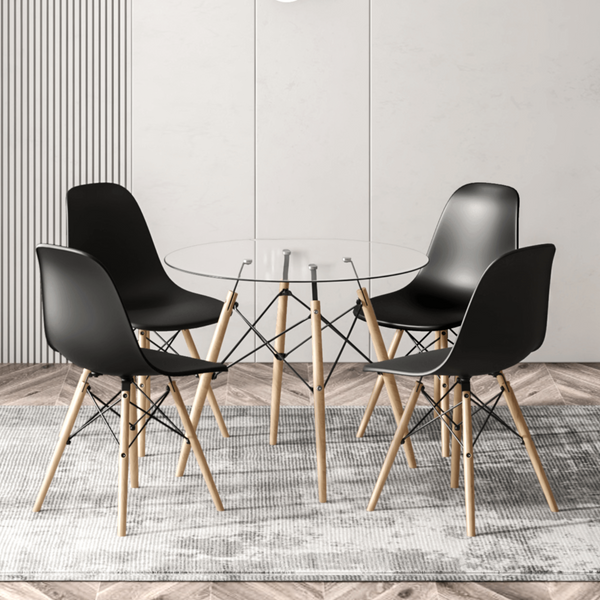 Eiffel Glass Dining Table – aykah