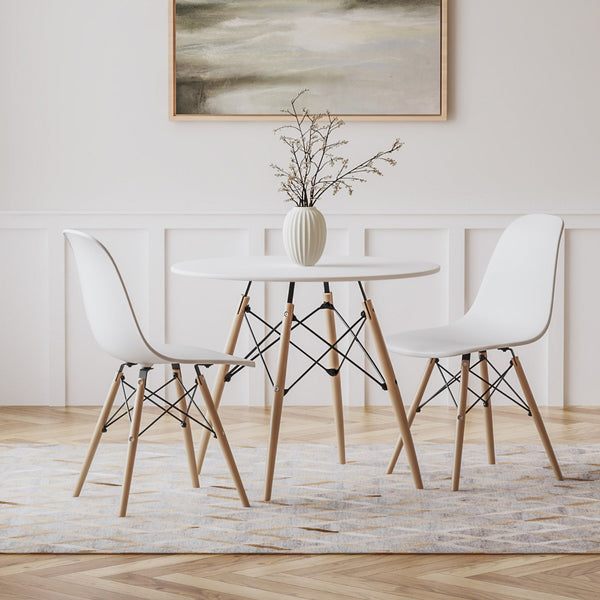 Eiffel Dining Chair White lifestyle
