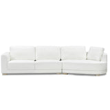 Juliette Sectional sectional sofa, side profile showing frame depth