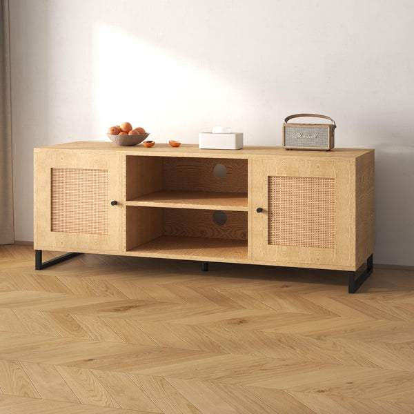 Cane Lyra Media Unit in an open-plan living room