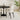 Chaise en PU blanc marin avec pieds noirs