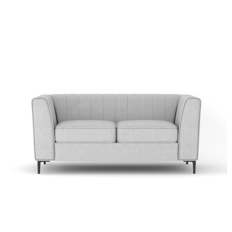 Enigma 2-Seater Loveseat in Grey Linen