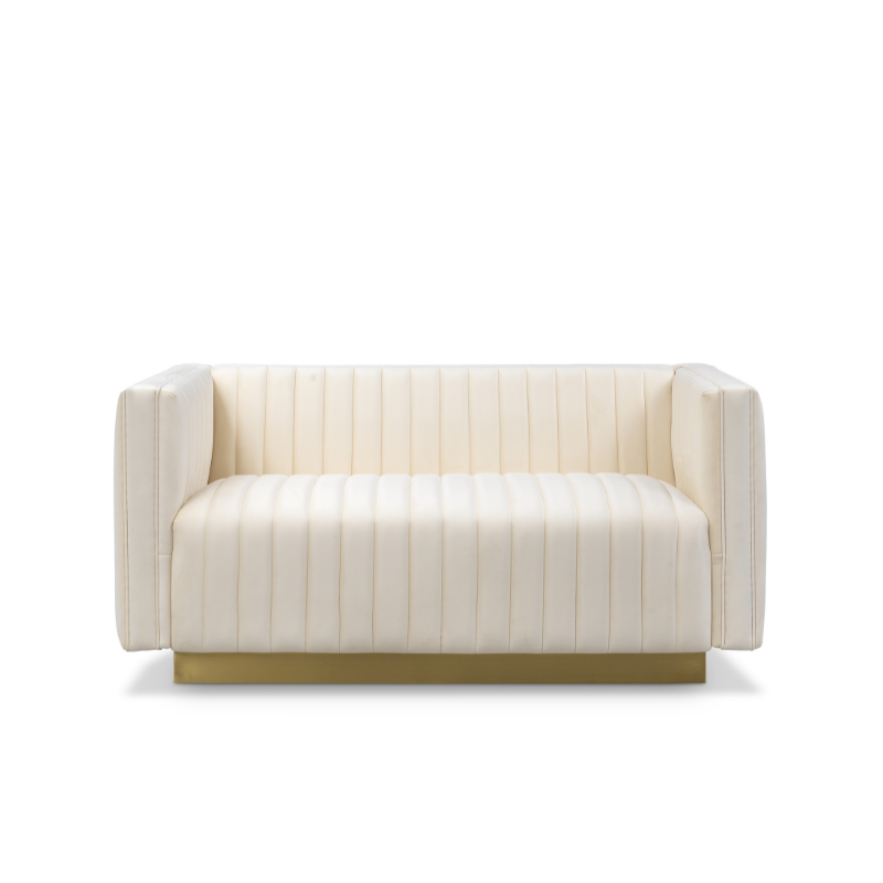 Cali Ivory 2-Seater Loveseat