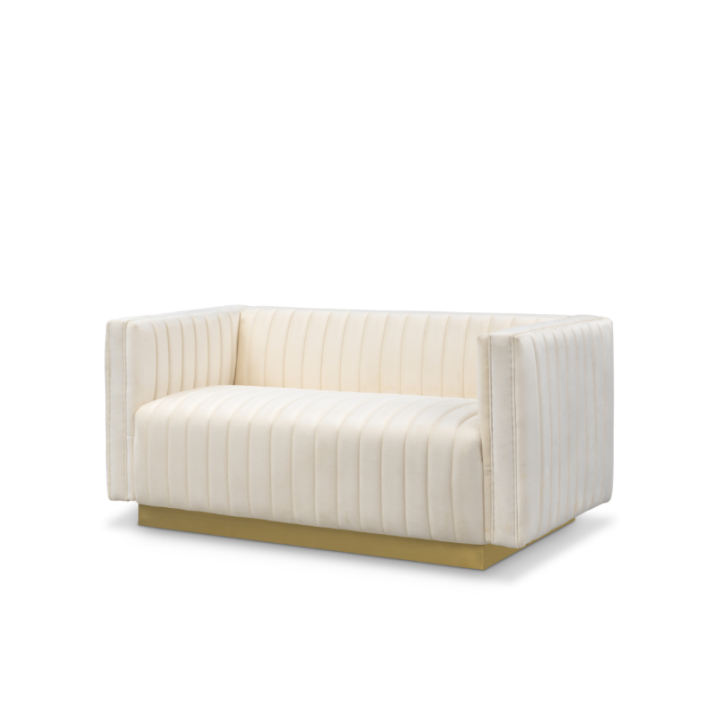 Cali Ivory 2-Seater Loveseat