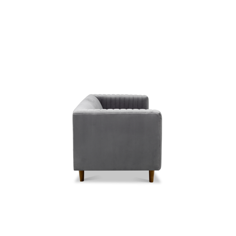 Bruno Grey 3 Seater Sofa