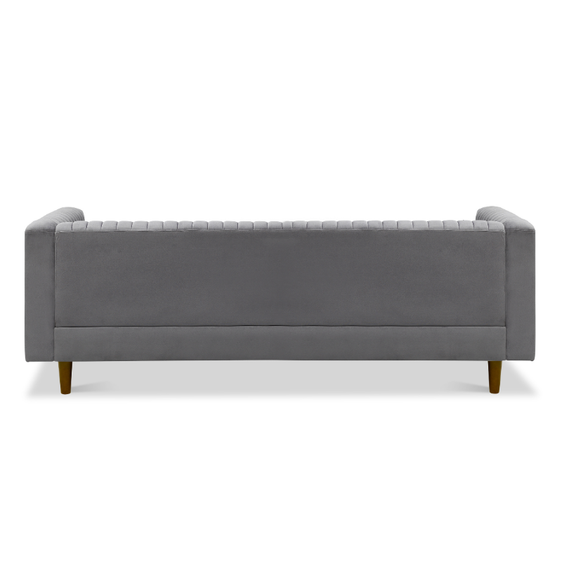 Bruno Grey 3 Seater Sofa