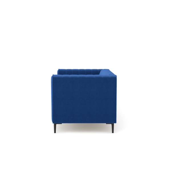 Enigma 2-Seater Loveseat in Blue Velvet