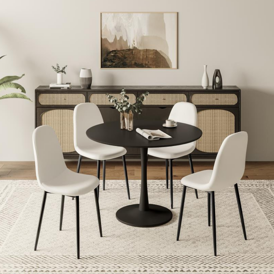 Blanco Black Dining Table - Small