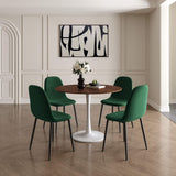 Blanco Walnut Dining Table around a dining table