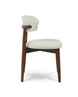 Aires Dining Chair almond-cream side