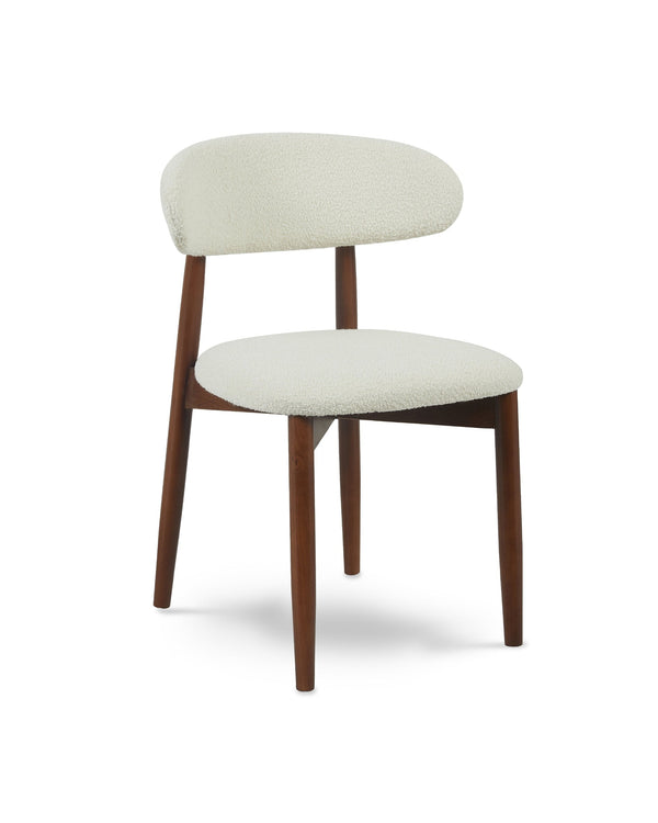 Aires Dining Chair moonlight-boucle angle